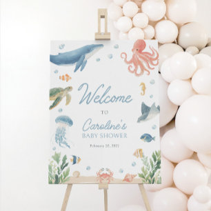Under the Sea Baby Shower Welcome Sign