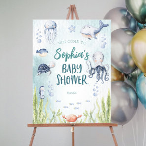 Under The Sea Baby Shower Welcome Sign