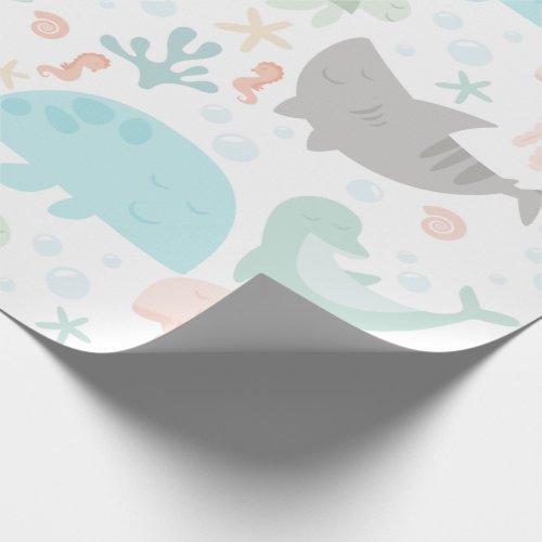 Under The Sea Baby Wrapping Paper