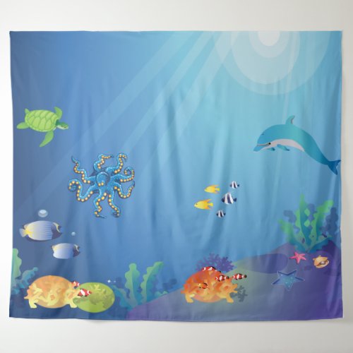 Under the Sea backdrop for children