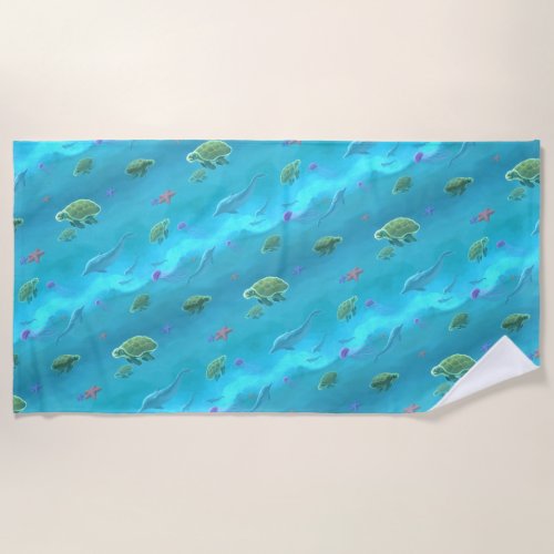 Under the Sea Beach Towel