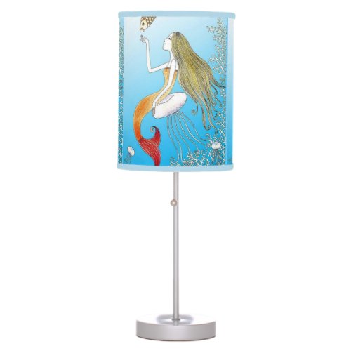 Under the Sea Beautiful Mermaid Table Lamp