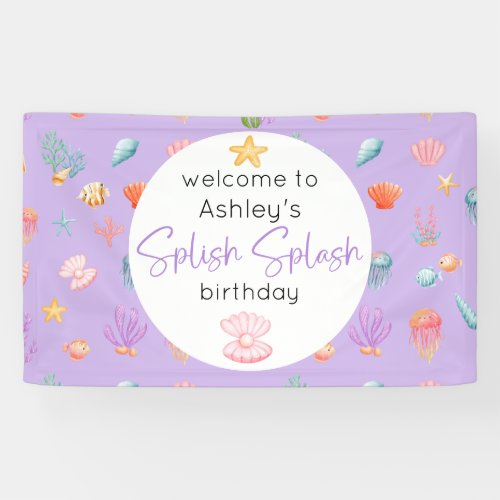 Under The Sea Birthday Banner