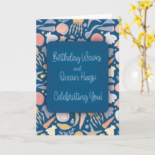 Under the sea birthday greetings card