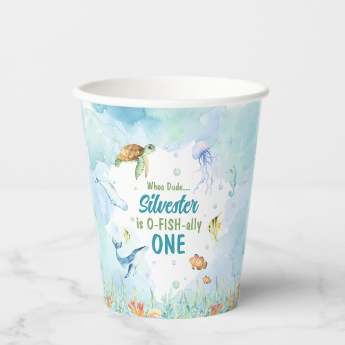 Under the Sea Birthday Paper cup