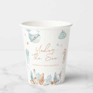 Under the Sea Birthday  Paper Cups