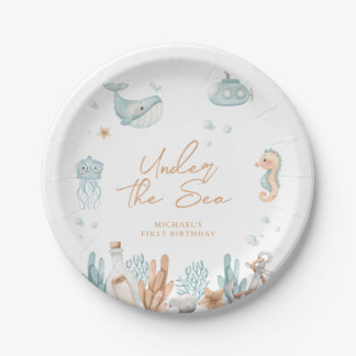 Under the Sea Birthday  Paper Plates