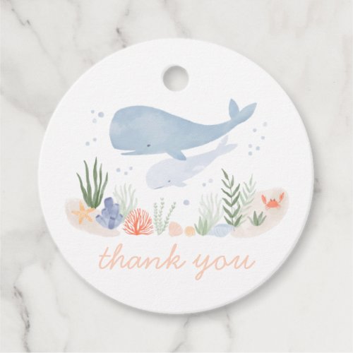 Under the Sea Birthday Party Favor Tags
