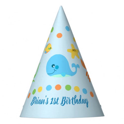 Under The Sea Birthday Party Hat