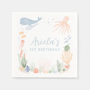 Under the Sea Birthday Party Napkins