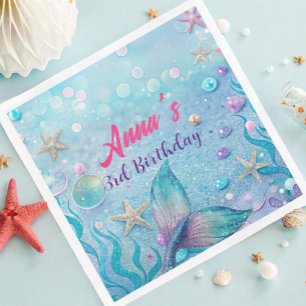 Under the Sea Birthday Party Napkins