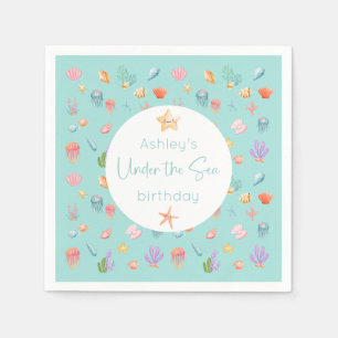 Under The Sea Birthday Party Napkins