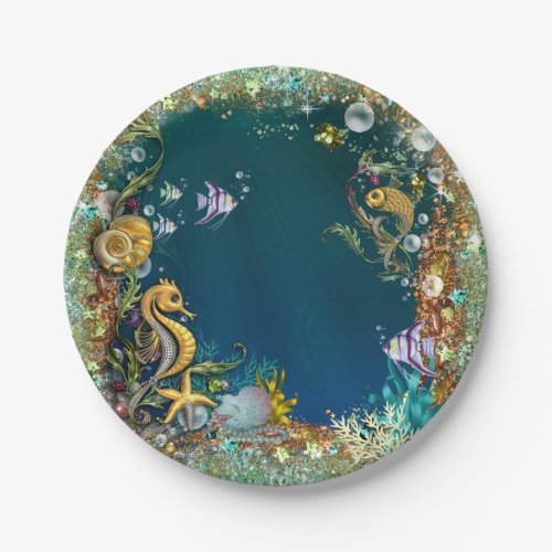 Under The Sea Birthday Party Paper Plates