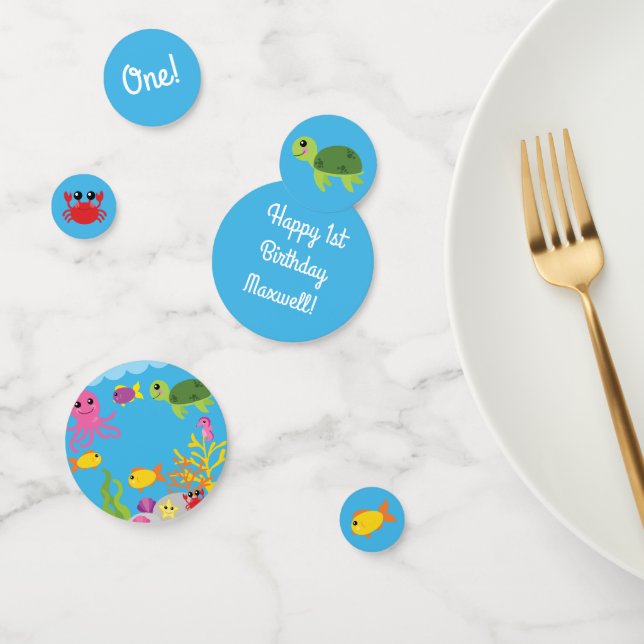 Under the Sea Birthday Party Table Decor Confetti (Group)
