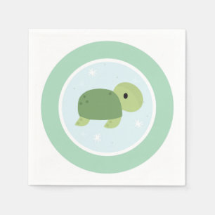 Under the Sea Birthday Party Turtle Paper Napkins