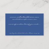 Under the Sea Blonde Mermaid Business Cards (Back)