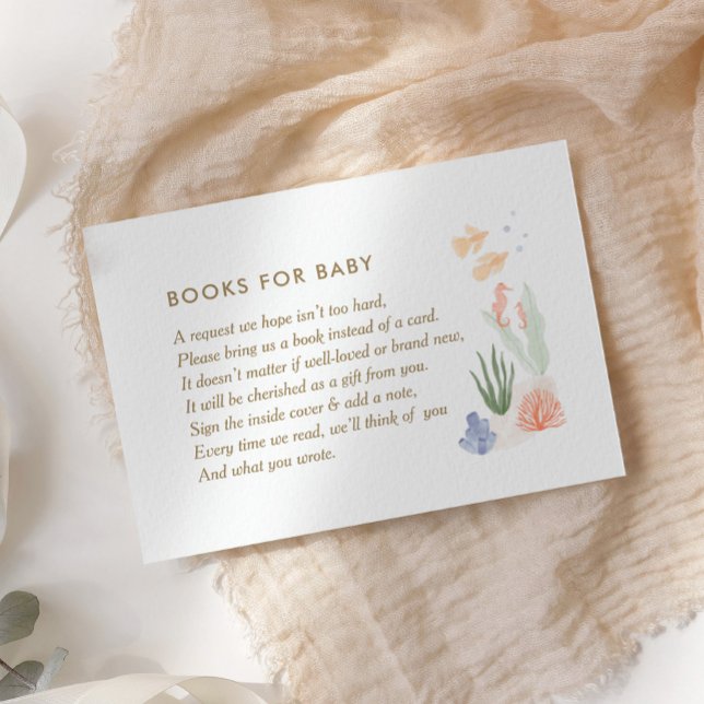 Under the Sea Book for Baby Request Card  (Creator Uploaded)