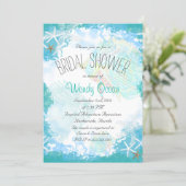 Under the Sea Bridal Shower Invitation (Standing Front)