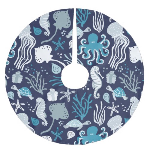 Under the Sea Brushed Polyester Tree Skirt