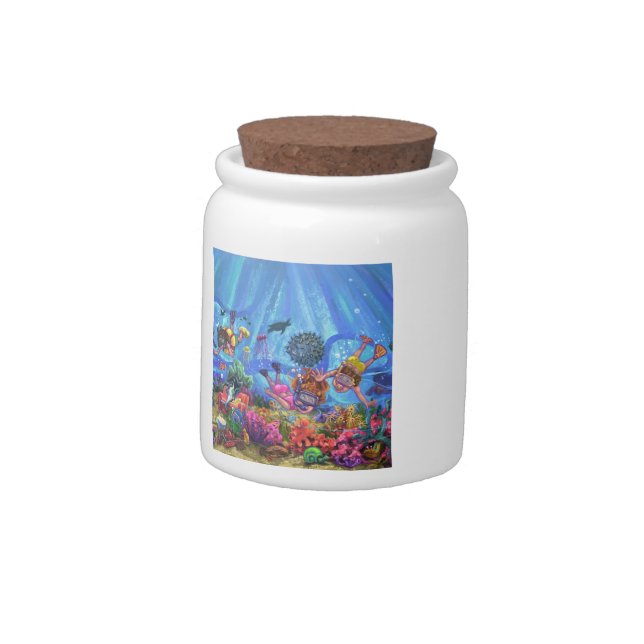 Under the Sea Candy Jar (Left)