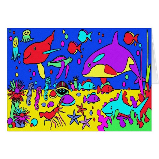 Under the Sea Cards (Front Horizontal)