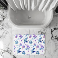 Under the sea creatures seamless pattern
