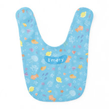 Under the Sea Custom Name Baby Bib