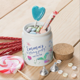 Under The Sea Custom Name Candy Jar