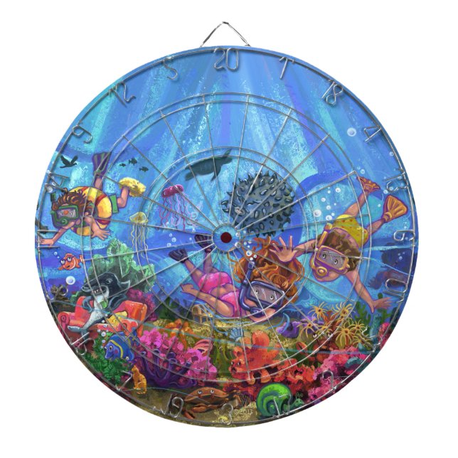 Under the Sea Dart Board (Front)