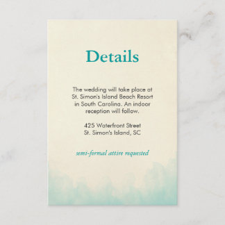 Under the Sea Details card
