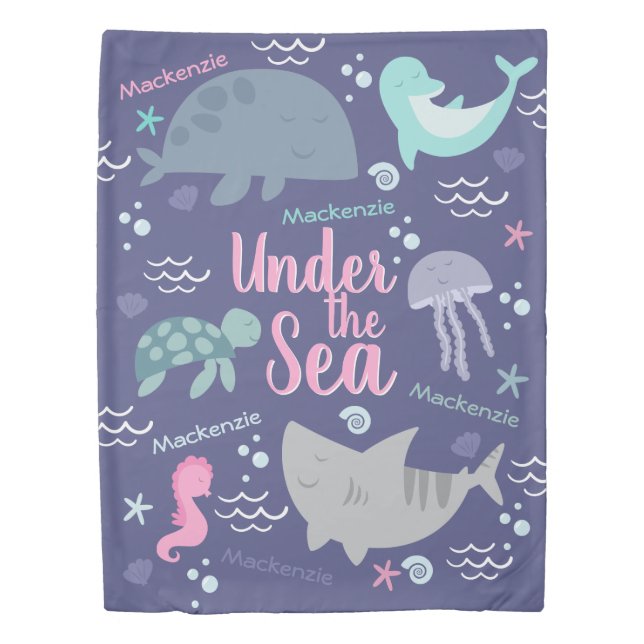 Under The Sea Duvet Cover (Front)