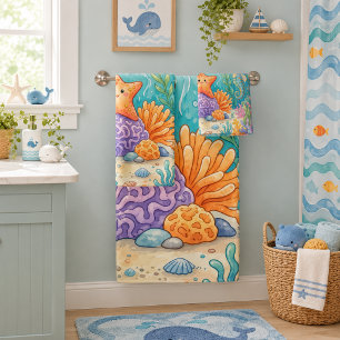 Under the Sea Explorers Bath Towel Set