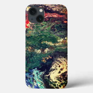 Under the Sea Fairy tale series painting in green iPhone 13 Case