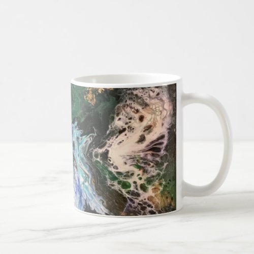 Under the Sea Fairy tale series painting in green  Coffee Mug