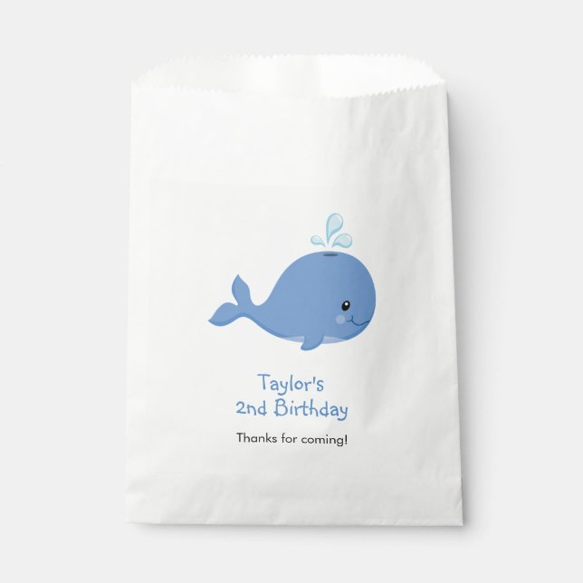 Under The Sea  Favor Bags (Personalized) (Front)