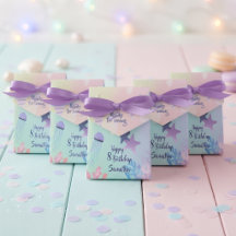 Under the Sea Favor Box Set – Pink and Purple