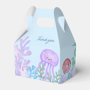 Under the sea favor boxes