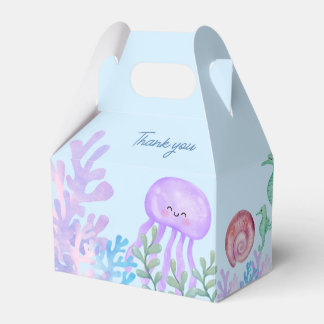 Under the sea favor boxes
