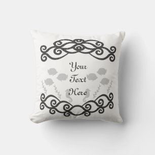 Under the Sea Fish Fame Throw Pillow