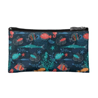 Under The Sea Fish Makeup Bags
