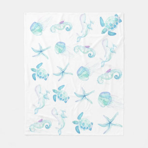 Under The Sea Fleece Blanket