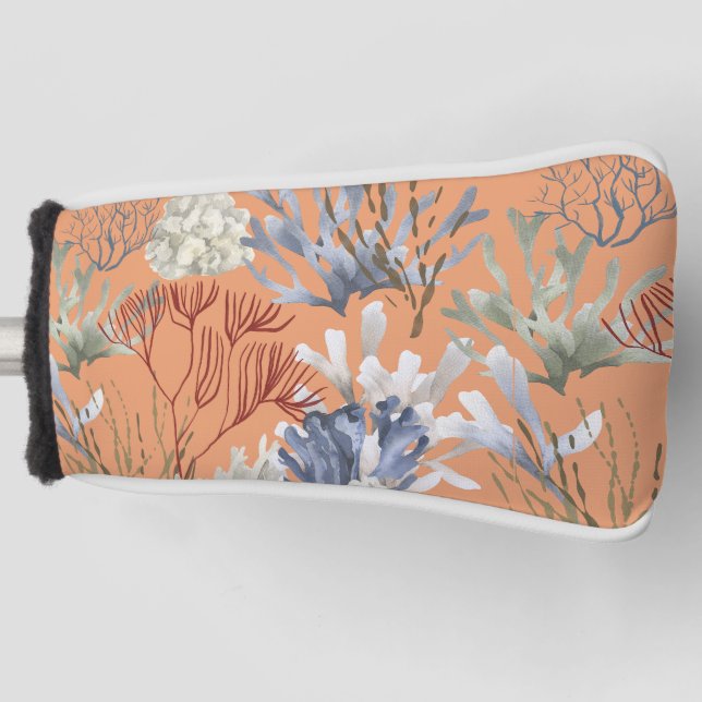 Under the Sea Florida Corals  Golf Head Cover (Front)