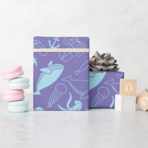 Under the sea for kids wrapping paper
