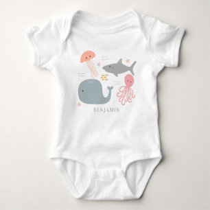 Under The Sea Friends Baby Bodysuit