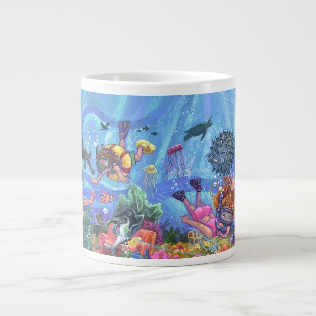 Under the Sea Giant Coffee Mug (Front)