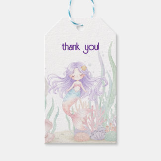 Under the Sea Gift Tag mermaid