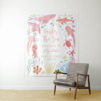 Under The Sea Girl Baby Shower Welcome