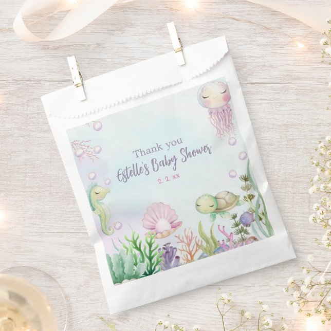 Under the Sea Girl Favor Bags (Creator Uploaded)