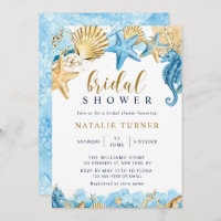 Under the Sea | Gold and Blue Bridal Shower