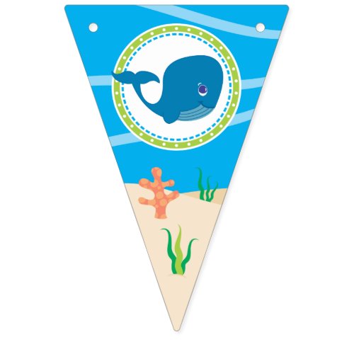 Under the Sea Happy Birthday Party Bunting Flags